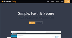 Desktop Screenshot of browserdaily.com