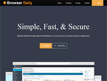 Tablet Screenshot of browserdaily.com
